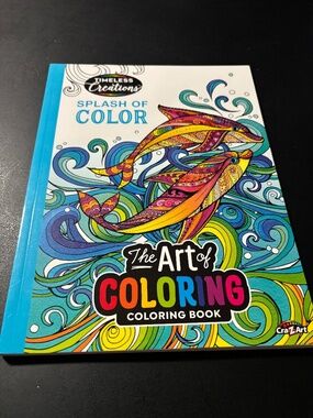 Splash of color coloring book